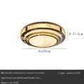 إضاءة سقف كريستال ذهبية من DecorBites™ - إضاءة LED فاخرة بلمسة مينيمالية - مصابيح كريستال من الفولاذ المقاوم للصدأ