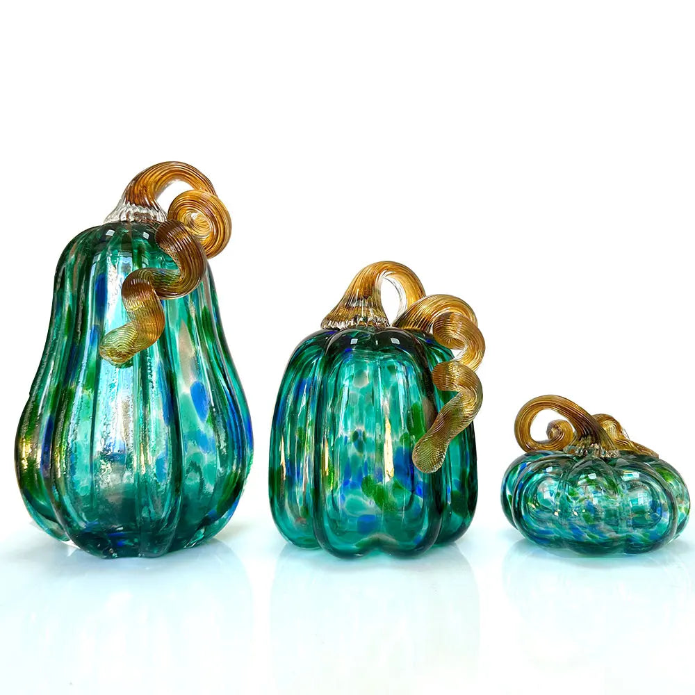 Figurines de citrouilles en verre faites à la main DecorBites™ Statues de collection Décoration d'intérieur