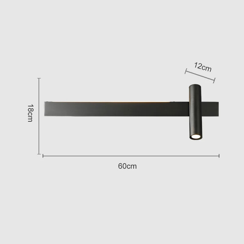 DecorBites™ Copper Wall Light Nordic Style for Bedroom Bedside, Modern Minimalist Design