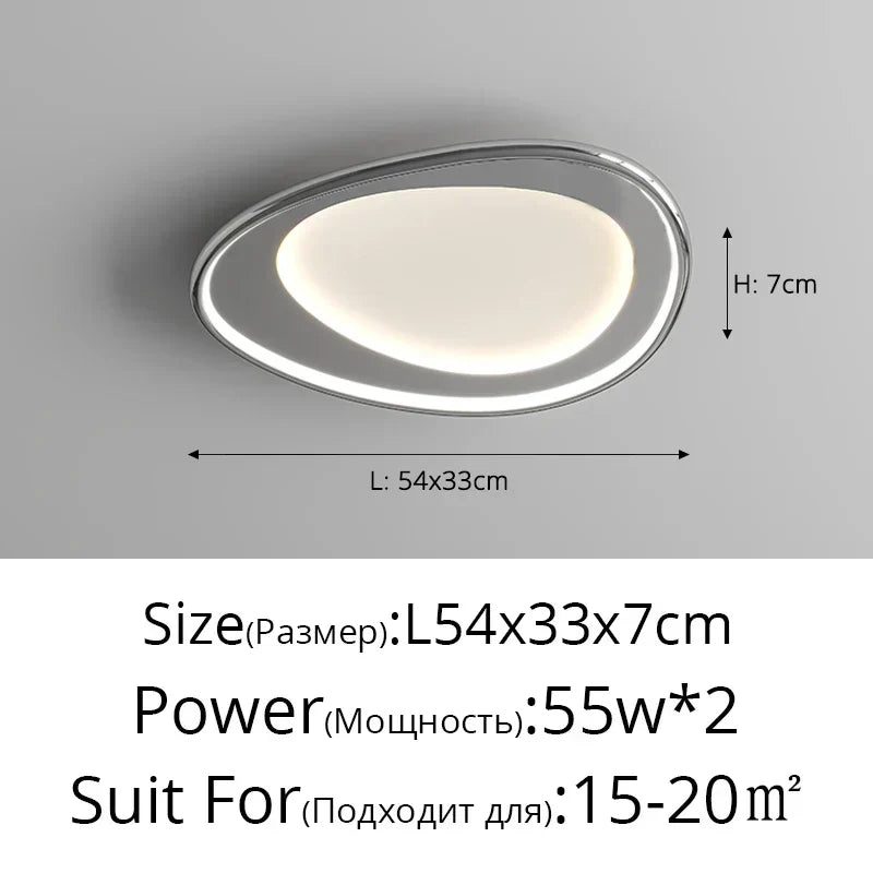 DecorBites™ ثريات LED أبيض كروم تركيبات إضاءة المطبخ إضاءة منزلية عصرية