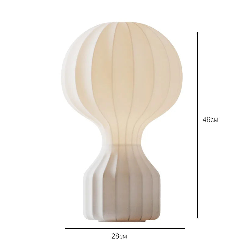 مصباح أرضي من القماش LED من DecorBites™: تصميم عصري لغرف النوم وغرف المعيشة وديكور الفنادق