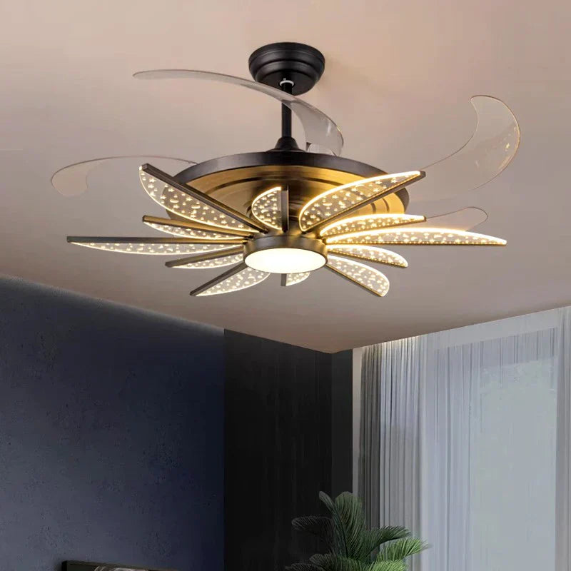 مروحة سقف غرفة نوم الأطفال DecorBites™ مع جهاز تحكم عن بعد وإضاءة LED