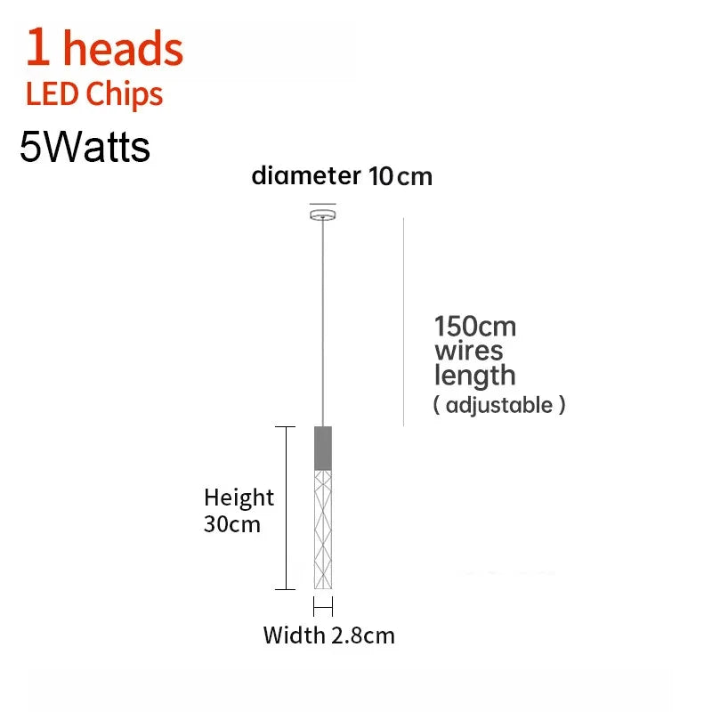 New Staircase Chandelier LED Modern Duplex Loft Spiral Long Chandelier Creative Villa Living Room Bedroom Hanging Crystal Light