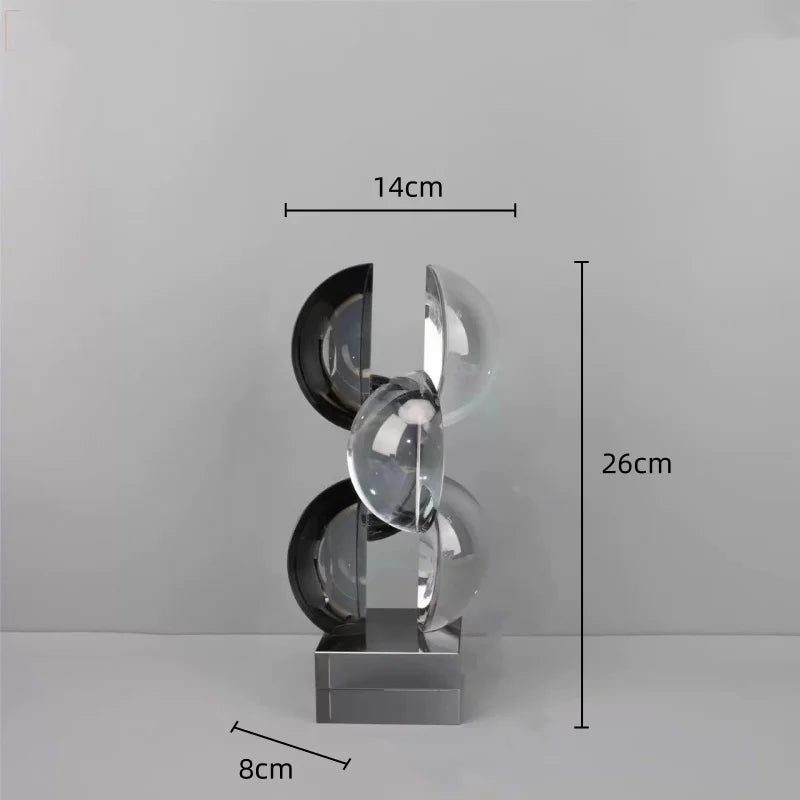 DecorBites™ Geometric Crystal Sculpture Home Decor Figurine