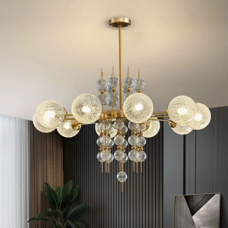 DecorBites™ Glass Ball LED Pendant Chandelier - Modern Kitchen Island Luminaria
