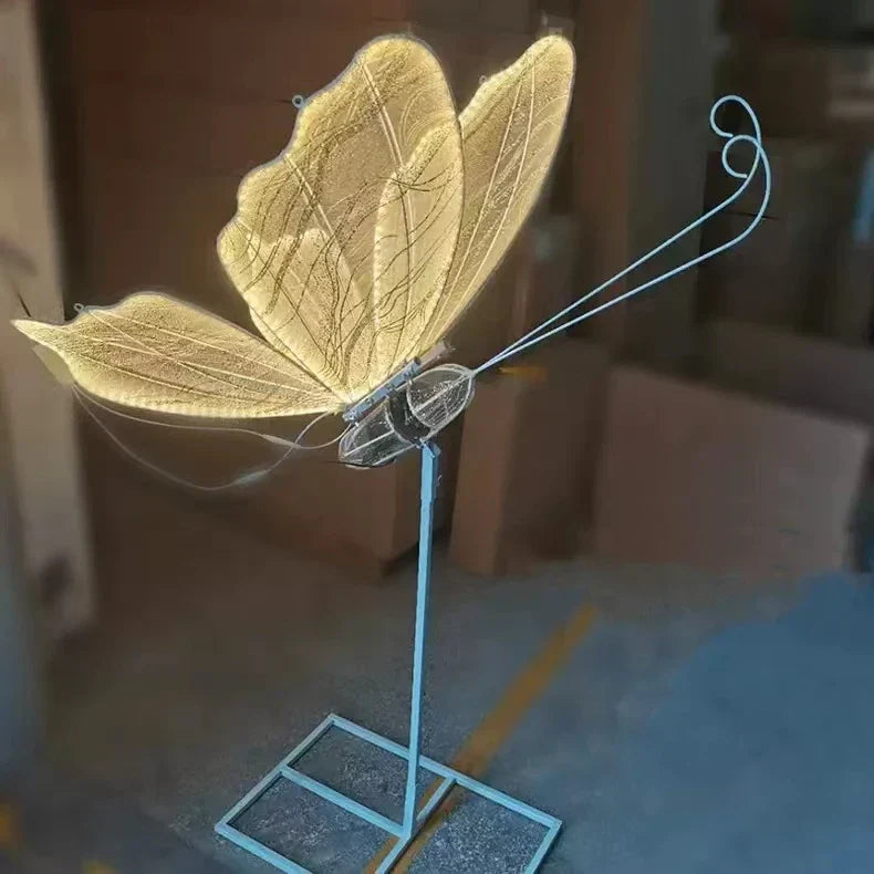 مصابيح DecorBites™ LED متدلية على شكل أجنحة فراشة من الدانتيل للديكور الرومانسي وأضواء الحفلات