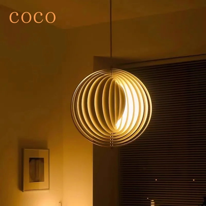 ثريا DecorBites™ Designer Moon LED مصابيح تعليق فنية إسكندنافية
