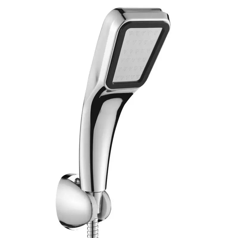 DecorBites™ 300-Hole ABS Chrome Square Rainfall Shower Head for High Pressure Handheld Showers