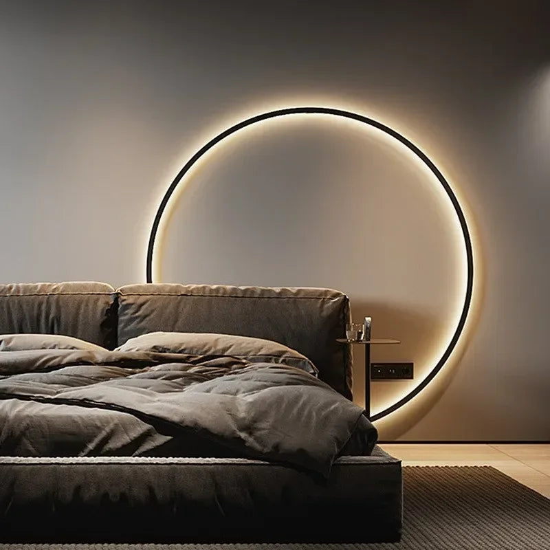 DecorBites™ LED Wall Sconce Round Ring Light Fixture - Modern Nordic Design for Home Decor