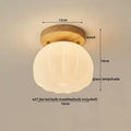 DecorBites™ LED Wood Canopy Ceiling Lamp Modern Living Room Light Fixtures