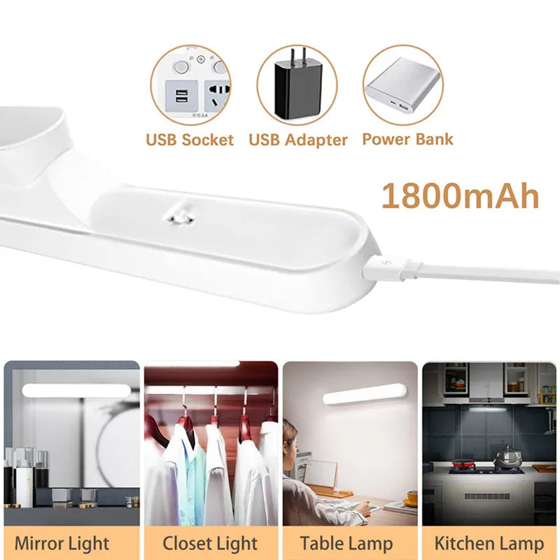 DecorBites™ 30cm LED Night Light Magnet USB Dimmable Table Lamp