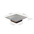 DecorBites™ Acacia Wooden Fruit Bowl Tray for Living Room Coffee Table Décor