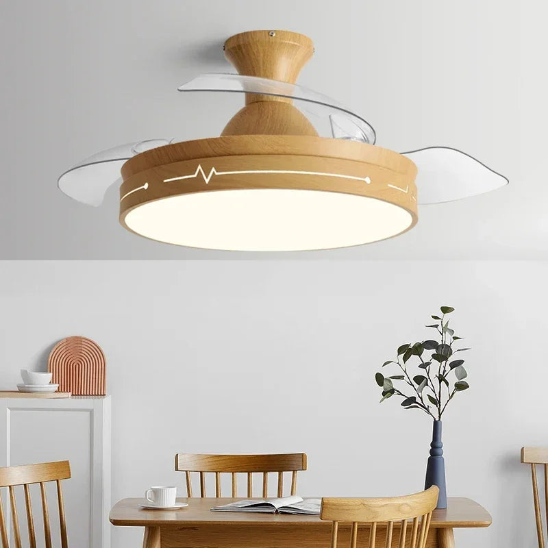 DecorBites™ DC Motor Ceiling Fan Light Control for Bedroom Restaurant Living Room