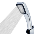 DecorBites™ 3 Color 300 Holes Rainfall Shower Head in Chrome Black White