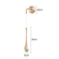 DecorBites™ Crystal LED Wall Lamp Modern Minimalist Living Room Bedside Lamp