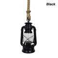 Vintage Hemp Rope Lantern Pendant Light