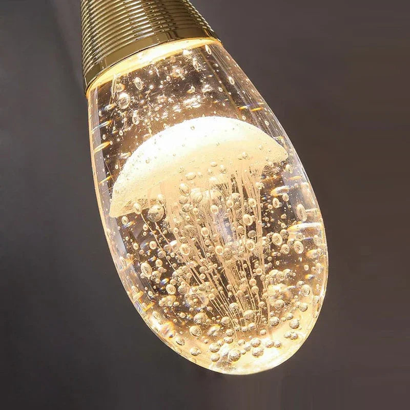 DecorBites™ Crystal LED Chandelier for Dining Room Decor