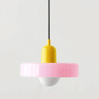 Nordic Vintage Orange Glass Pendant Light