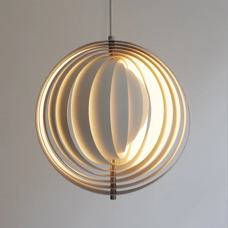 ثريا DecorBites™ Designer Moon LED مصابيح تعليق فنية إسكندنافية