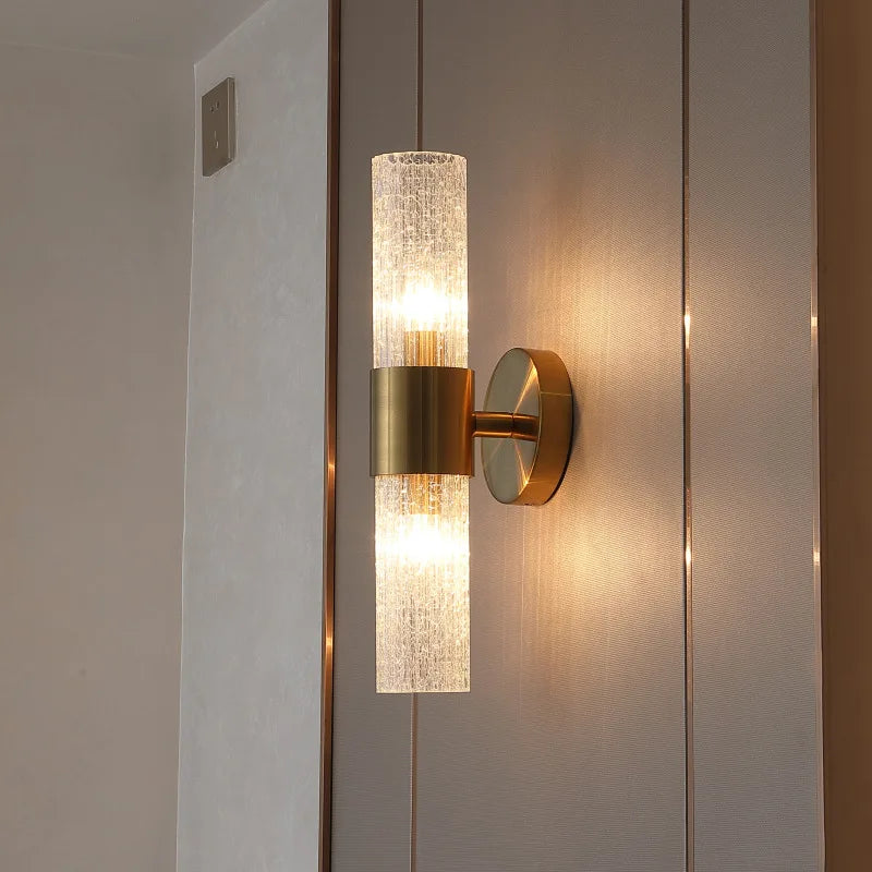 DecorBites™ Elegant Crystal LED Wall Lamp for Luxurious Home Lighting