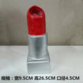 DecorBites™ Lipstick Vase: Resin Cartoon Ornament for Room Decoration and Floral Arrangement
