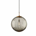 Nordic White Glass Globe Pendant Light