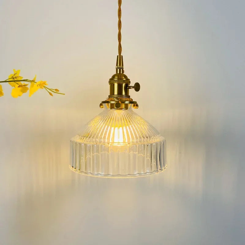 Nordic Green Glass Pendant Light