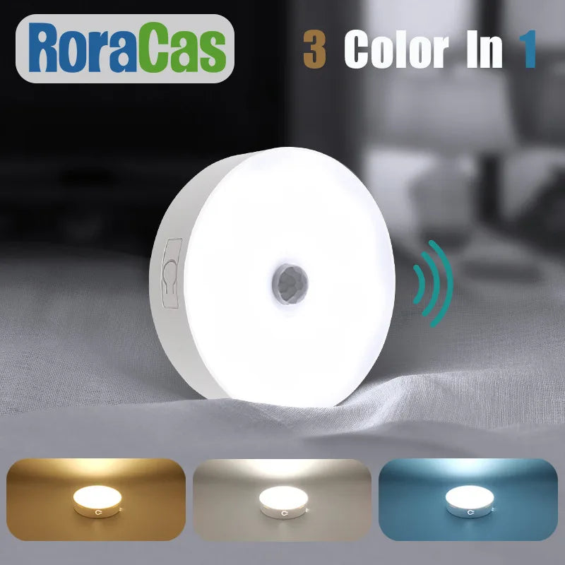 DecorBites™ مصباح LED 3 في 1 بمستشعر حركة للخزائن والدواليب