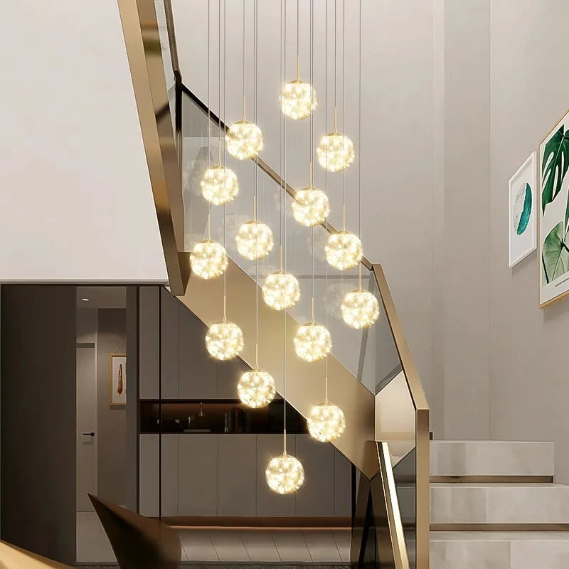 ثريات قلادة LED من DecorBites™ لديكور المنزل العصري والإضاءة الداخلية
