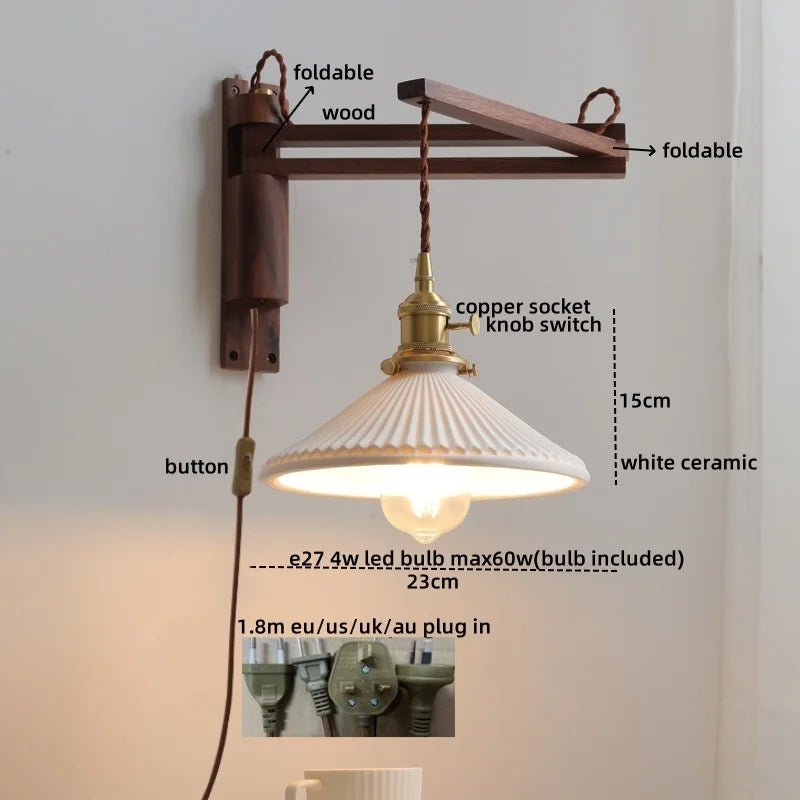 DecorBites™ Clear Glass LED Wall Sconce Modern Stair Light Fixture Home Decor