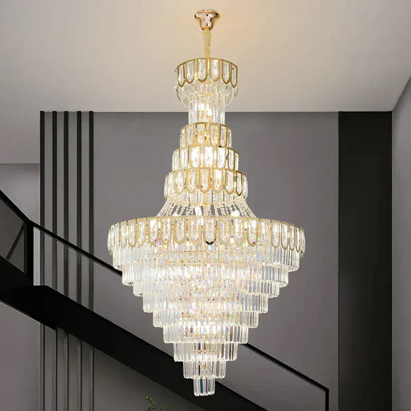 DecorBites™ ثريا كريستالية أنيقة لديكور غرفة المعيشة الفاخرة