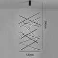 Modern Black Multi-Light LED Pendant Chandelier