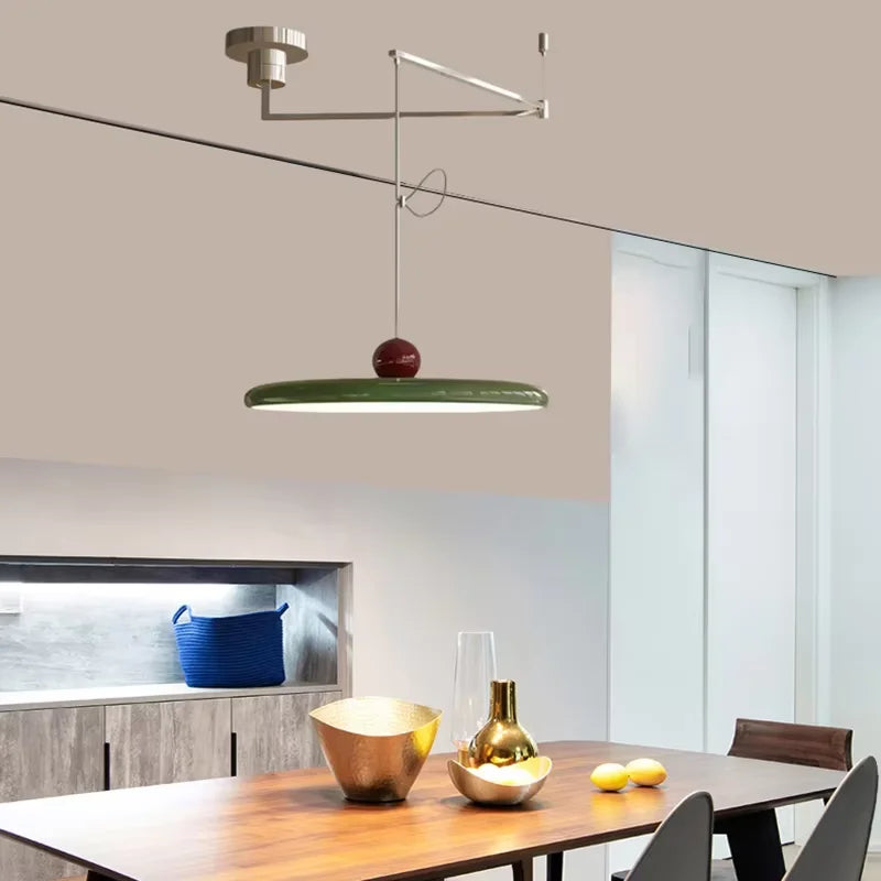 ثريا ديكور بايتس™ LED بتصميم حديد كريمي لغرفة النوم وغرفة المعيشة