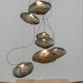 DecorBites™ Glass Cloud Chandelier LED Pendant Lamp for Villa Staircase & Hotel