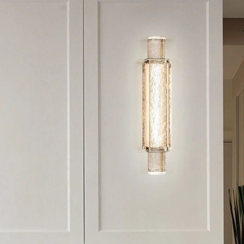 DecorBites™ Elegant Bubble LED Crystal Glass Wall Lamp Luxe Gold Bedroom Light