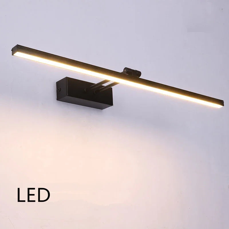 إضاءة مرآة الحمام LED DecorBites™ للمكياج المقاومة للماء مع أضواء جدارية