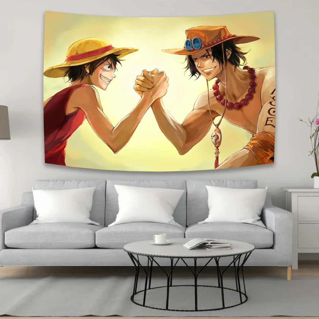 DecorBites™ Anime One Piece Character Canvas Tapestry for Bohemian Wall Decor
