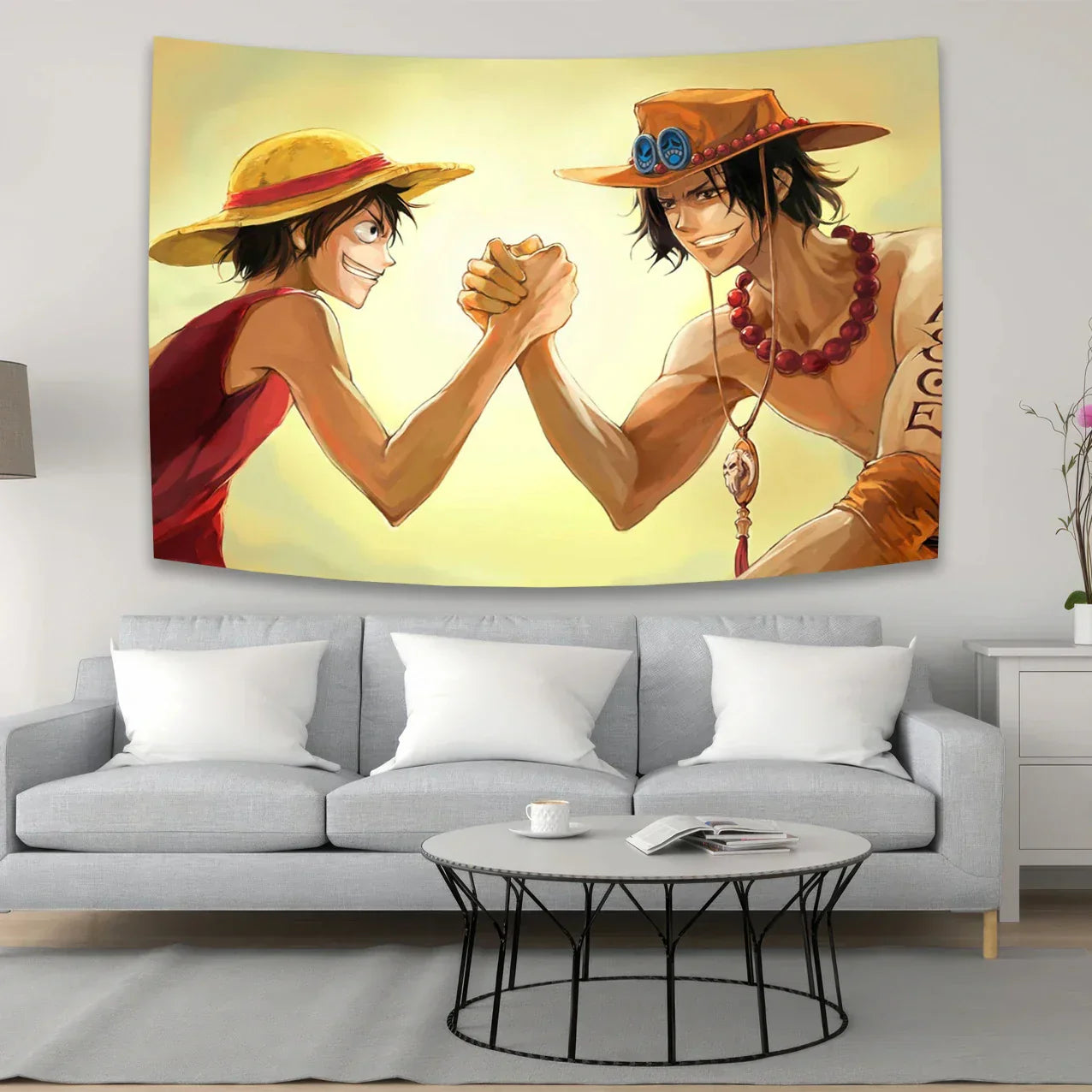 DecorBites™ Anime One Piece Character Canvas Tapestry for Bohemian Wall Decor