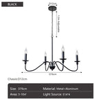 Vintage Black and Gold Metal Pendant Light