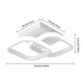 DecorBites™ Acrylic LED Ceiling Lamp: Modern Home Decor Lighting for Bedroom, Corridor, Balcony