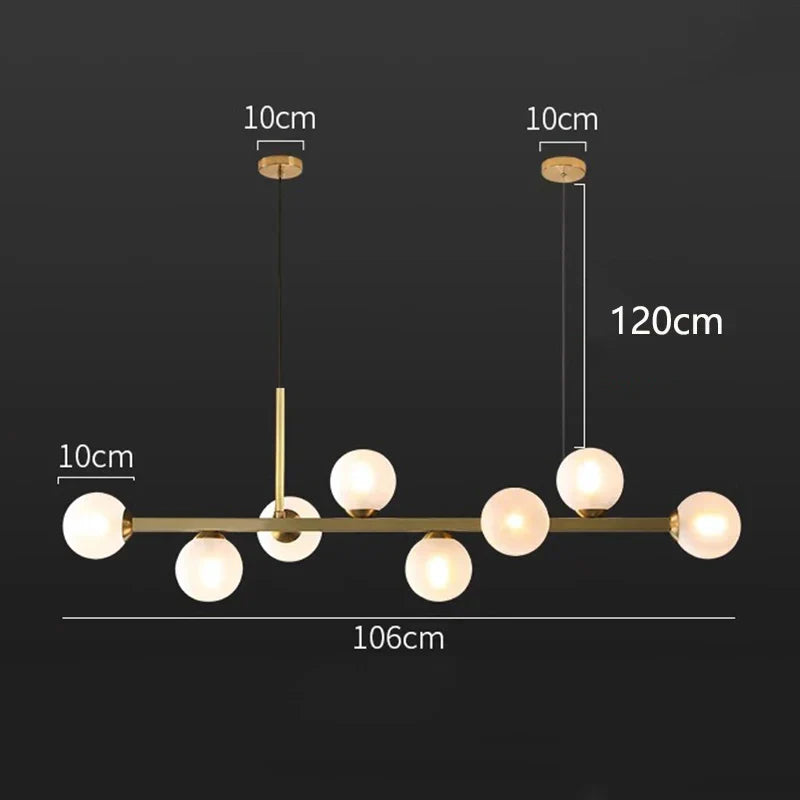 ثريات DecorBites™ LED المتدلية للديكورات المنزلية الحديثة والإضاءة الداخلية