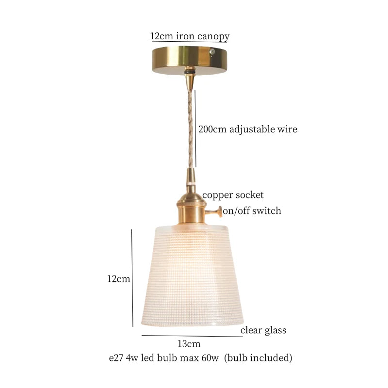 مصباح تعليق LED من الزجاج الأخضر DecorBites™ - مصباح معلق اسكندنافي حديث