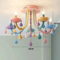 ثريا سقف ماكارون LED لغرفة الأطفال من DecorBites™ لديكور غرفة نوم الأولاد والبنات