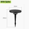 DecorBites™ مصباح حديقة LED 8 وات IP65 مقاوم للماء خارجي للممرات والمسطحات الخضراء بتصميم سبايك