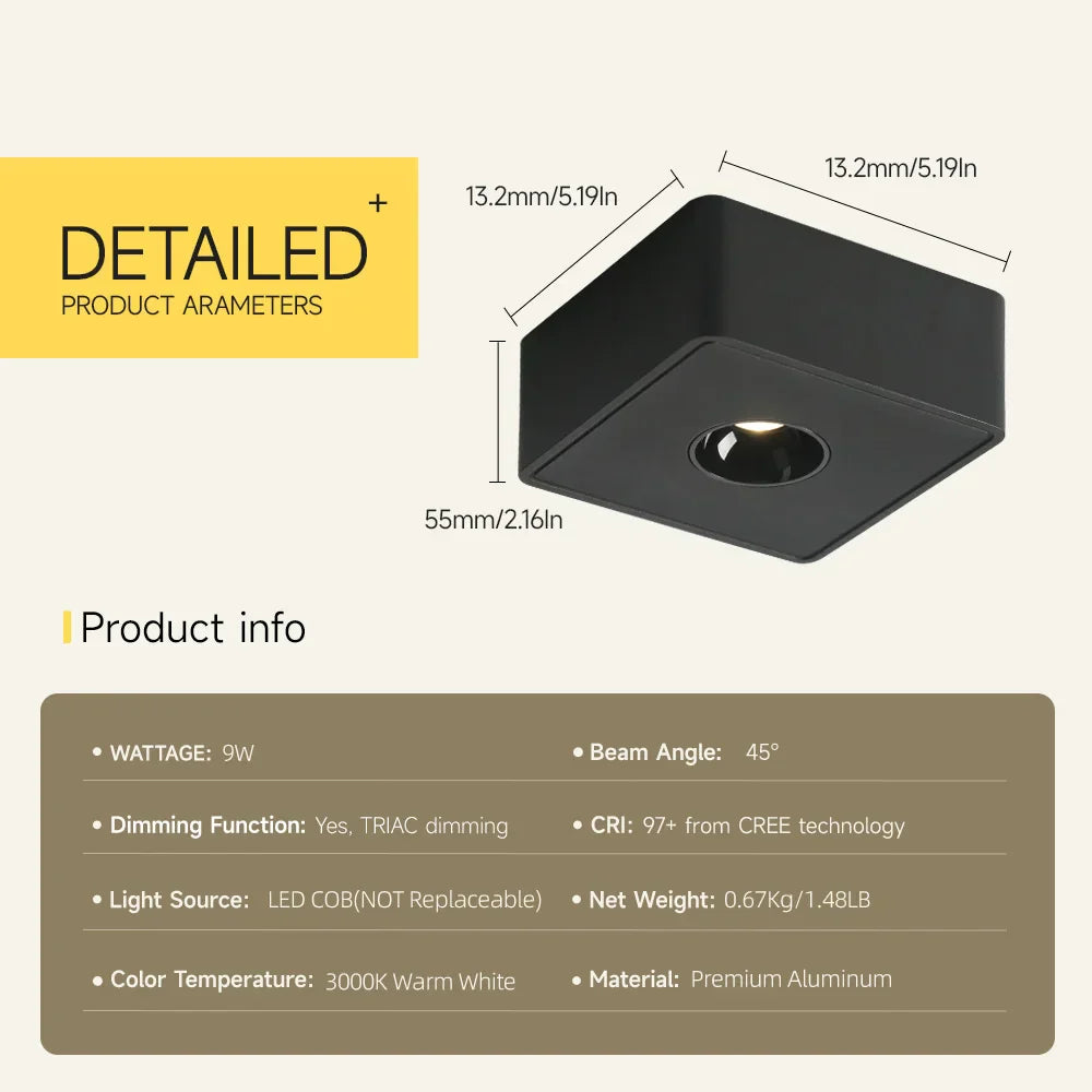 DecorBites™ 12W Ultra-thin LED Ceiling Light for Foyer Living Room