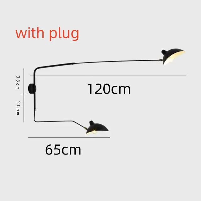 Nordic Spider Multi-Head Metal Pendant Light