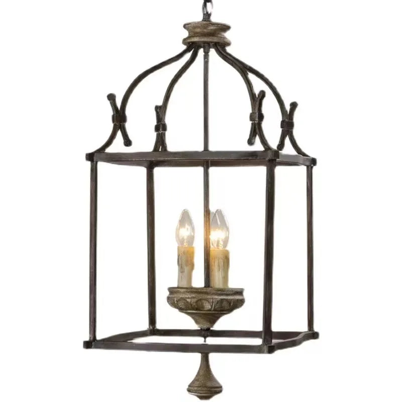 DecorBites™ Creative American Iron E14 Chandelier Light for Porch Kitchen Bedroom Personality Lighting