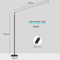 مصباح أرضي LED من DecorBites™: إضاءة قراءة فائقة السطوع وبلمسة عصرية لغرفة المعيشة وغرفة النوم
