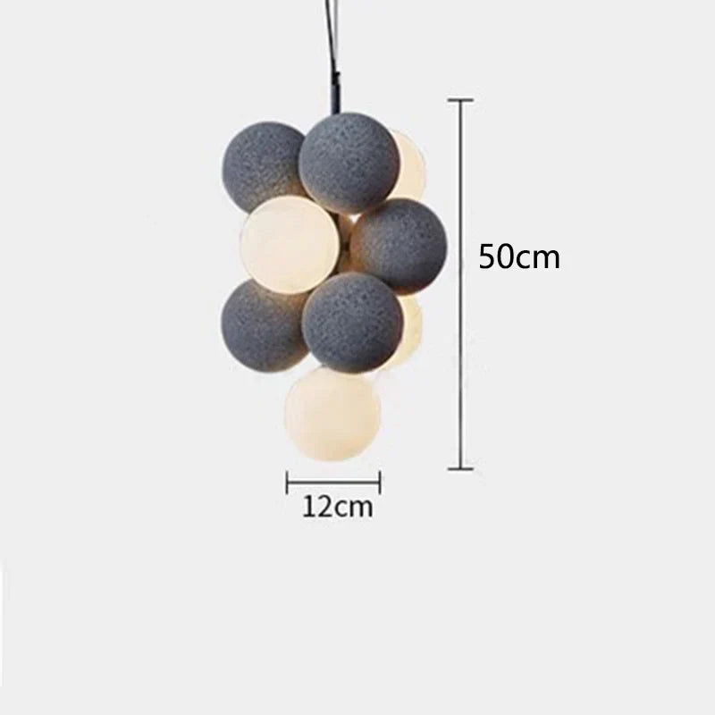 DecorBites™ Abstracta Pendant Lamp: Stylish Designer Fabric Chandelier for Home, Office, and Dining Space