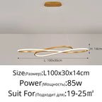 Nordic Minimalist Metal Pendant Light Chandelier
